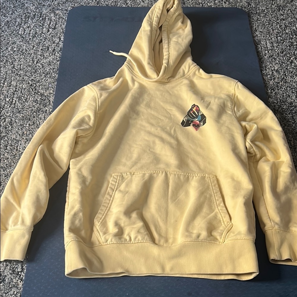 REDUCED!!Yellow Hoodie with Graphic Design